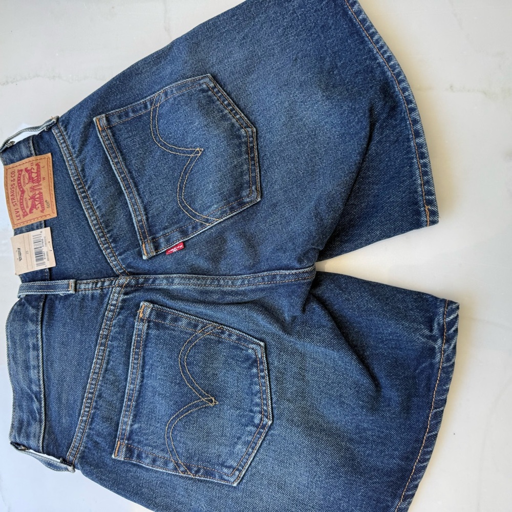 Levi's Classic Indigo Denim Shorts
